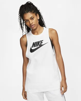 Майка женская Nike W Nsw Tank Mscl Futura New White CW2206-100