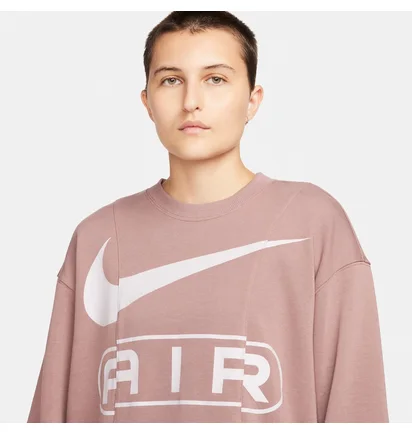 Спортивный костюм женский Nike Nsw Air Oos Flc Crew Bordo FN1897-208__FN1902-208
