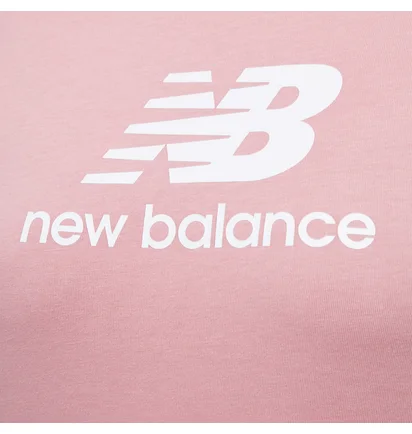 Футболка детская New Balance Essentials Stacked Logo Jersey Pink YT31541HAO