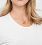 Лонгслив женский Kappa Manica Lunga Girocollo White K2601-BIANCO