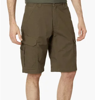 Шорты мужские Carhartt Force Relaxed Fit Ripstop Cargo Work Olive BS3543-DARK-KHAKI