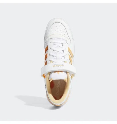 Кроссовки мужские Adidas Forum Low Shoes White/Yellow Gy5833