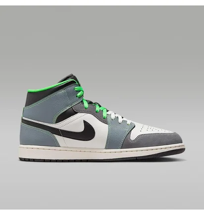 Кроссовки мужские Air Jordan 1 Mid Casa 93 Black/Grey HQ3829-001