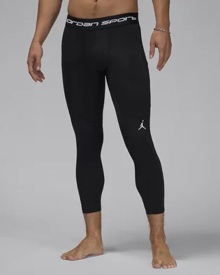 Легінси чоловічі Air Jordan Sport Dri-Fit 3/4-Length Tights Black FV8634-010