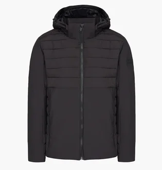Куртка мужская Cmp Jacket Hybrid Zip Hood Black 32K3247-U901
