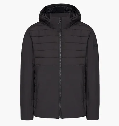 Куртка чоловіча Cmp Jacket Hybrid Zip Hood Black 32K3247-U901