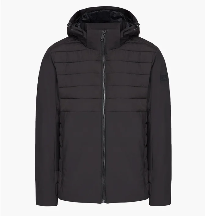 Куртка чоловіча Cmp Jacket Hybrid Zip Hood Black 32K3247-U901