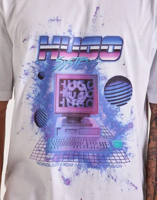 Футболка мужская Hugo Naradie Tee White 50519048-100