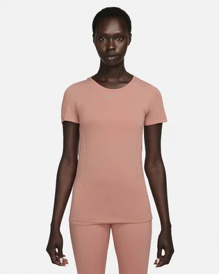 Футболка жіноча Nike Dri-Fit Adv Aura WomenS Slim-Fit Short-Sleeve Top Orange DD0588-618
