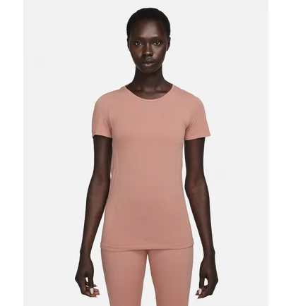Футболка женская Nike Dri-Fit Adv Aura WomenS Slim-Fit Short-Sleeve Top Orange DD0588-618