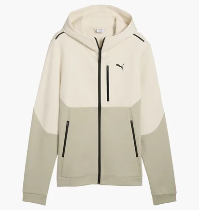 Толстовка чоловіча Puma Tech Full-Zip Beige 634415-87