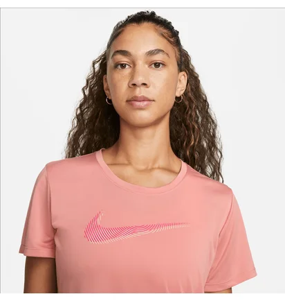 Футболка женская Nike Dri-Fit Swoosh Pink FB4696-618