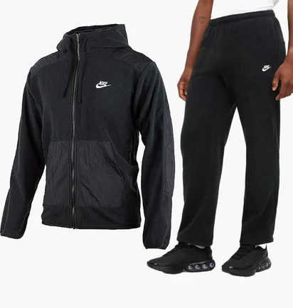 Спортивный костюм мужской Nike Nsw Spe+ Flc Fz Black DD4882-010__FZ0899-010