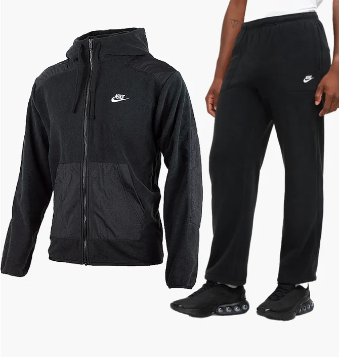 Спортивный костюм мужской Nike Nsw Spe+ Flc Fz Black DD4882-010__FZ0899-010