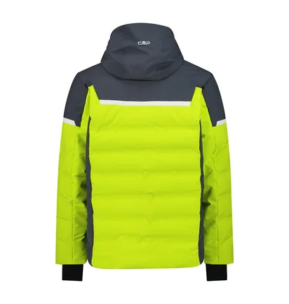 Куртка чоловіча CMP Zip Hood Stretch Polyes Green/Black 34W4697-E112
