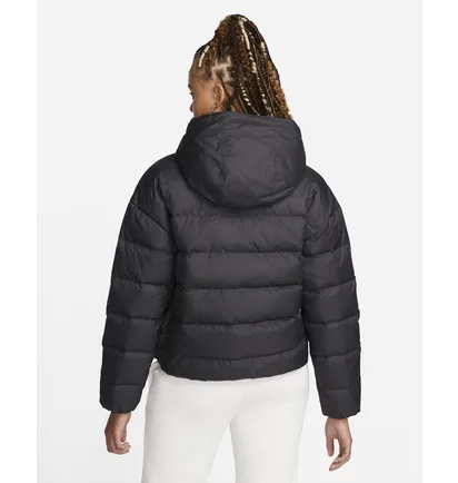 Куртка жіноча Nike W Nsw Sf Dwn Wr Hd Jkt Black Dq5903-010