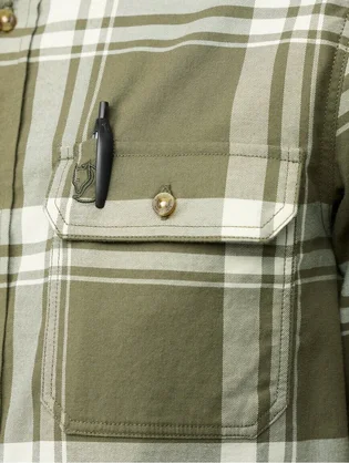 Рубашка мужская Fjallraven Ovik Lite Olive 12600311.625-113