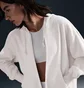 Толстовка женская Nike Phnx Plsh Fz White FZ1267-104