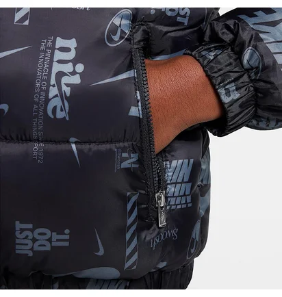 Куртка детская Nike Nkb Dna Logo Puffer Jacket Black 86M123-023