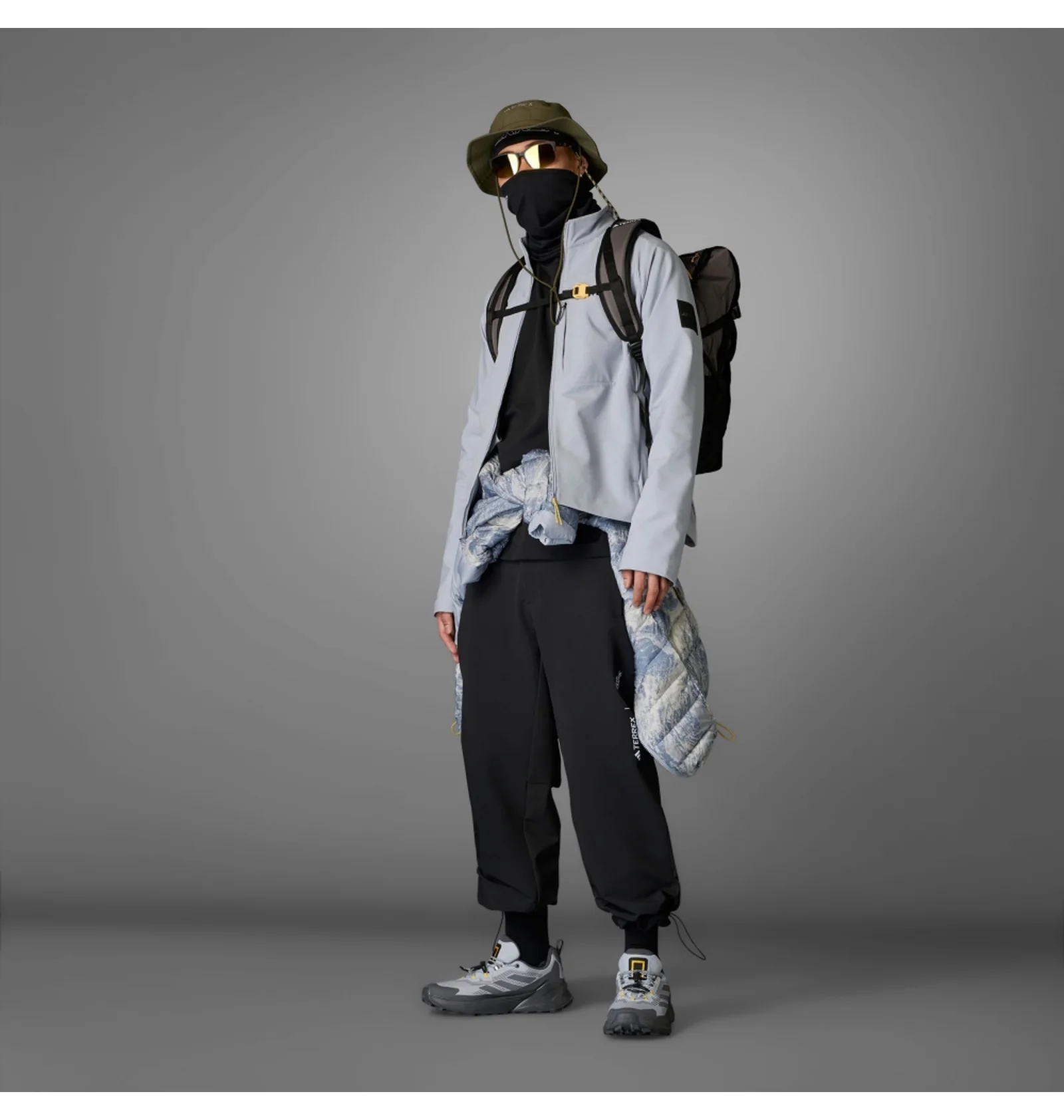 ᐉ Олимпийка мужская Adidas National Geographic Softshell Grey