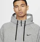 Толстовка мужская Nike Therma MenS Therma-Fit Full-Zip Fitness Top Grey DQ4830-063