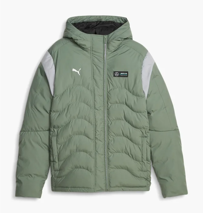 Пуховик чоловічий Puma Mercedes-Amg Petronas Mt7 Ecolite Olive 621146-07