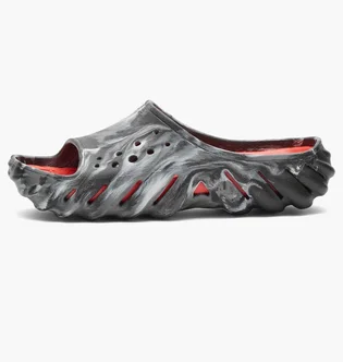 Тапочки мужские Crocs Echo Marbled Slide Grey 208467-0X9