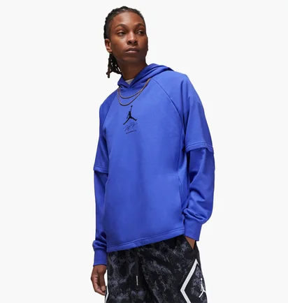Худі чоловіче Air Jordan Dri-Fit Sport Breakfast Club MenS Graphic Fleece Pullover Hoodie Blue DV9781-430