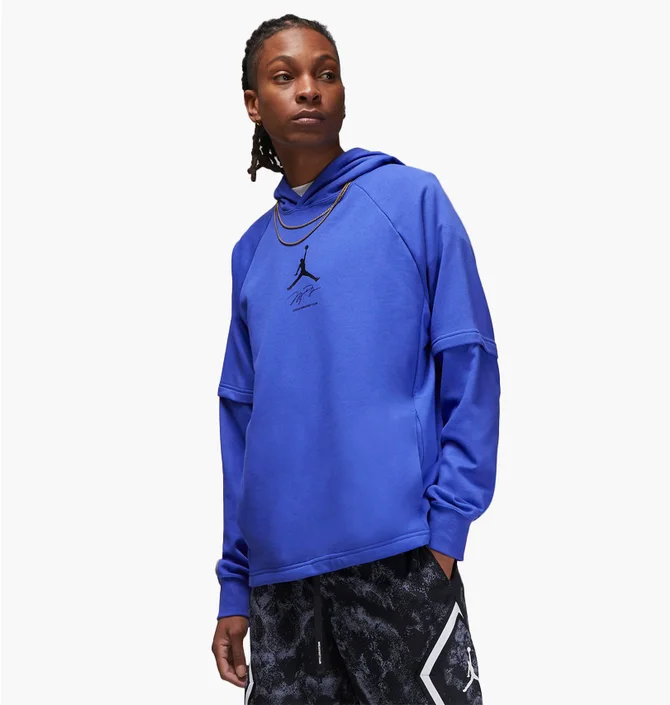 Худі чоловіче Air Jordan Dri-Fit Sport Breakfast Club MenS Graphic Fleece Pullover Hoodie Blue DV9781-430