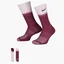 Шкарпетки унісекс Nike Everyday Plus Cush Crew Violet/Pink (2 пари) Dh6096-908