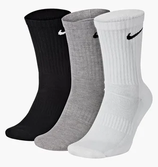 Носки унисекс Nike U Nk Everyday Cush Crew (3 пары) Multi Sx7664-901