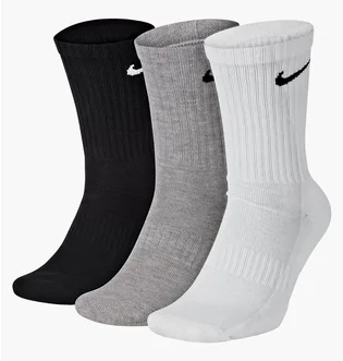 Носки унисекс Nike U Nk Everyday Cush Crew (3 пары) Multi Sx7664-901