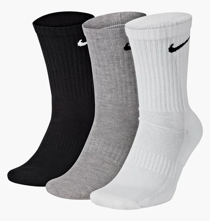 Шкарпетки унісекс Nike U Nk Everyday Cush Crew (3 пари) Multi SX7664-901