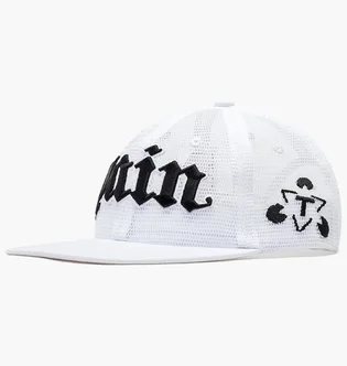 Кепка унисекс The Trilogy Tapes Ttt Pain All-Over Mesh White TTT13H002