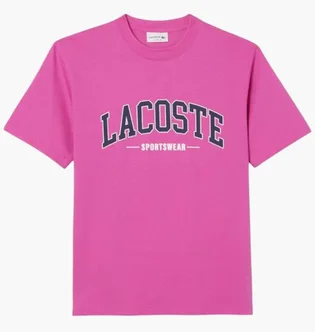 Футболка мужская Lacoste Sw Branding Tee Pink TH6565-51