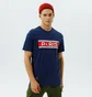 Футболка чоловіча Air Jordan T-Shirt Paris Saint-Germain Wordmark Blue DB6510-410
