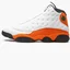Кроссовки мужские Air Jordan 13 Retro White/Orange 414571-108