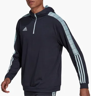 Худи мужское Adidas Hooded Sweatshirt Sportswear Tiro Black HC1302