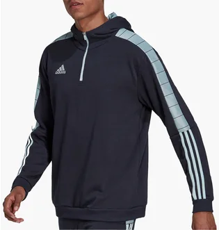 Худи мужское Adidas Hooded Sweatshirt Sportswear Tiro Black HC1302