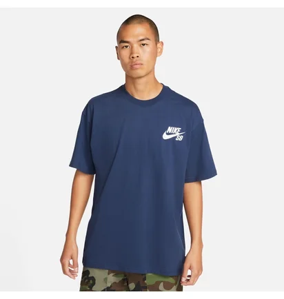 Футболка унисекс Nike Sb Logo Skate Ss Tee Blue DC7817-411