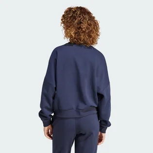 Світшот жіночий Adidas Essentials Small Logo Feel Cozy Blue IX7941