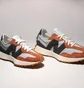 Кросівки унісекс New Balance 327 Light Blue/Orange MS327JC1