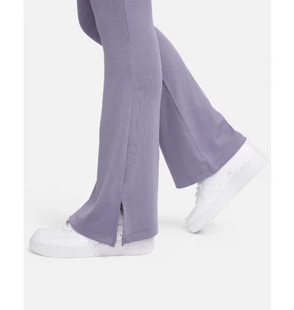 Легінси жіночі Nike Sportswear Chill Knit Tight Mini-Rib Flared Leggings Violet FQ2113-509