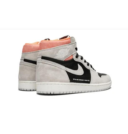 Кроссовки мужские Air Jordan 1 Retro High Og Grey/Black 555088-018