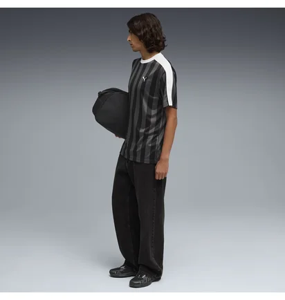 Футболка чоловіча Puma Ess T7 Striped Jersey Black/Grey 692195-01