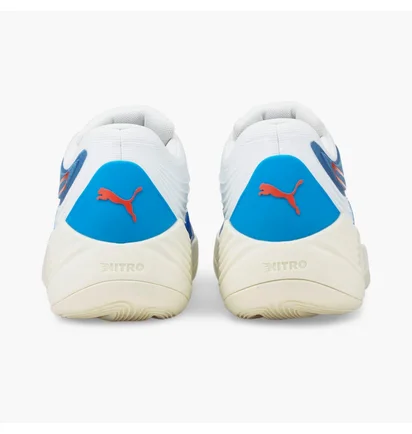 Кроссовки унисекс Puma Fusion Nitro Basketball Shoes Light Blue/White 195587-06