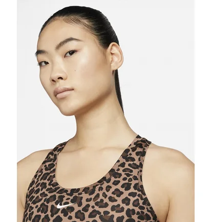Топ женский Nike Dri-Fit One Slim Fit Printed Tank Brown DM7379-256