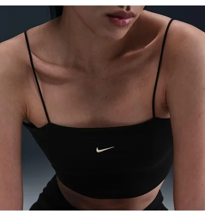 Топ женский Nike Tight Cropped Mini-Rib 2-In-1 Top Black HJ1299-010