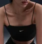 Топ женский Nike Tight Cropped Mini-Rib 2-In-1 Top Black HJ1299-010