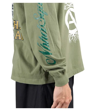 Лонгслів чоловічий Neighborhood Tee Ls-17 Olive 242PCNH-LT17